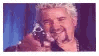 Images of Guy Fieri that fade into the word 'bitch'